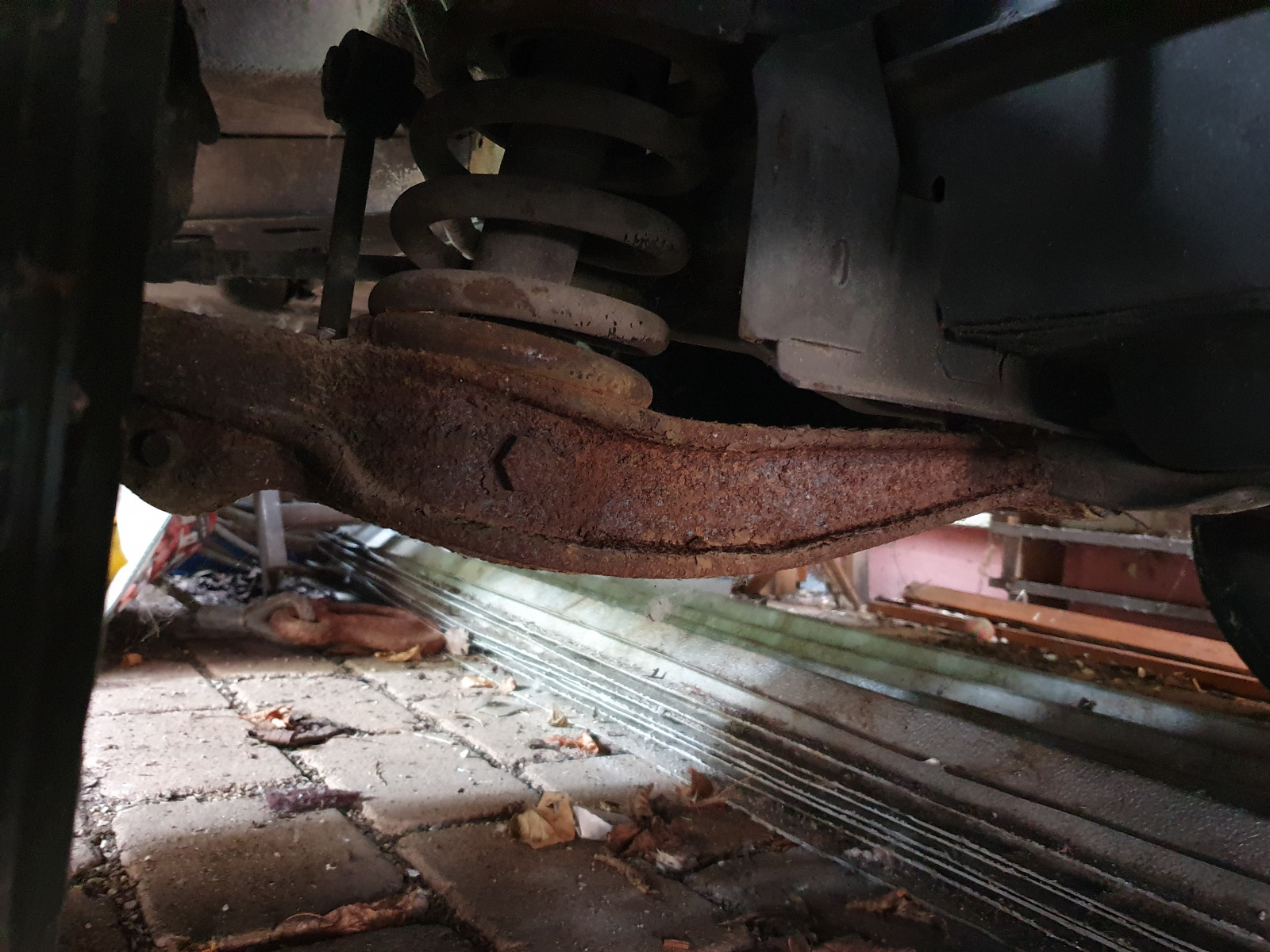 Rost am Träger