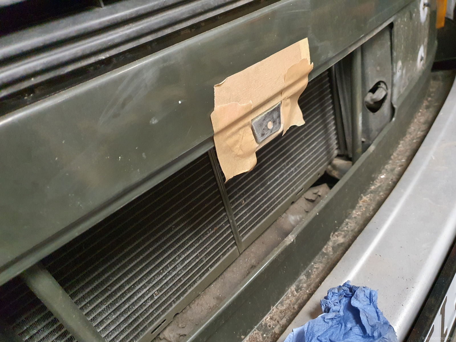 Abkleben für Lackierung